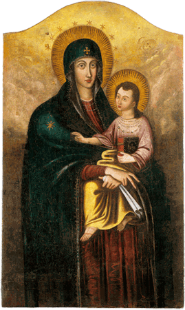 Švč. Mergelė Marija su Kūdikiu. Šiluvos šventovė