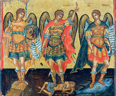 Šv. arkangelai Gabrielius, Mykolas ir Rapolas